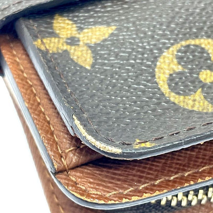 Louis Vuitton M61667 Monogram PVC Compact Zip Bifold Wallet Brown 303395 Bifold