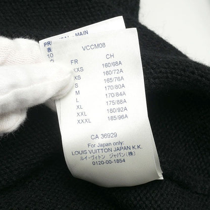 Louis Vuitton Barcode Logo Knit Size S Wool Black