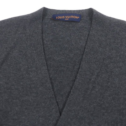  Louis Vuitton 23SS 1aatly Wool Cashmere Monogram Mix Logo Button V-neck Knit