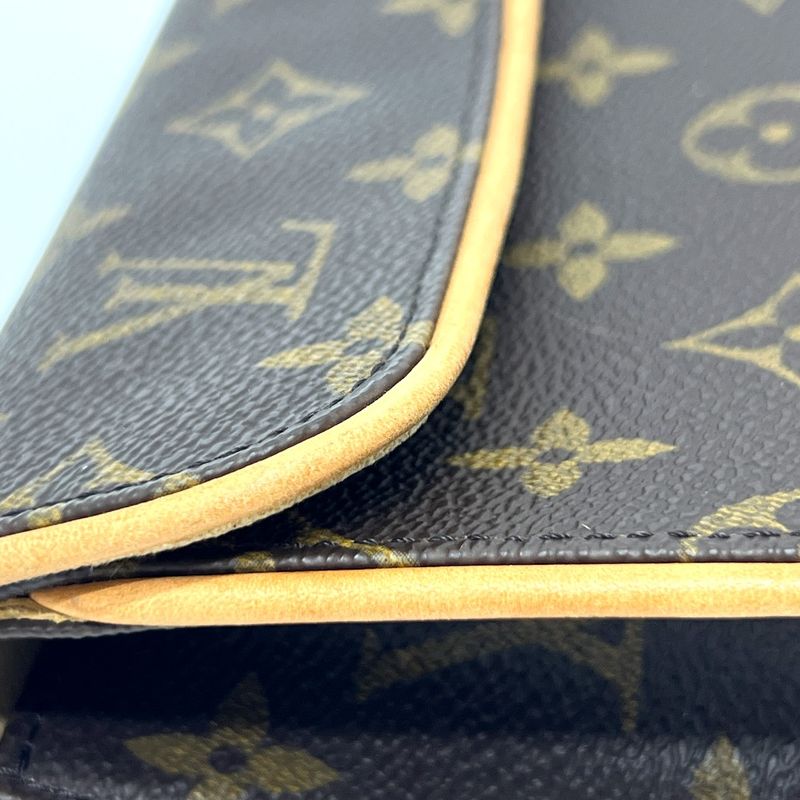 Louis Vuitton Pochette Florentine M51855 Monogram Canvas Brown