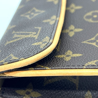 Louis Vuitton Pochette Florentine M51855 Monogram Canvas Brown