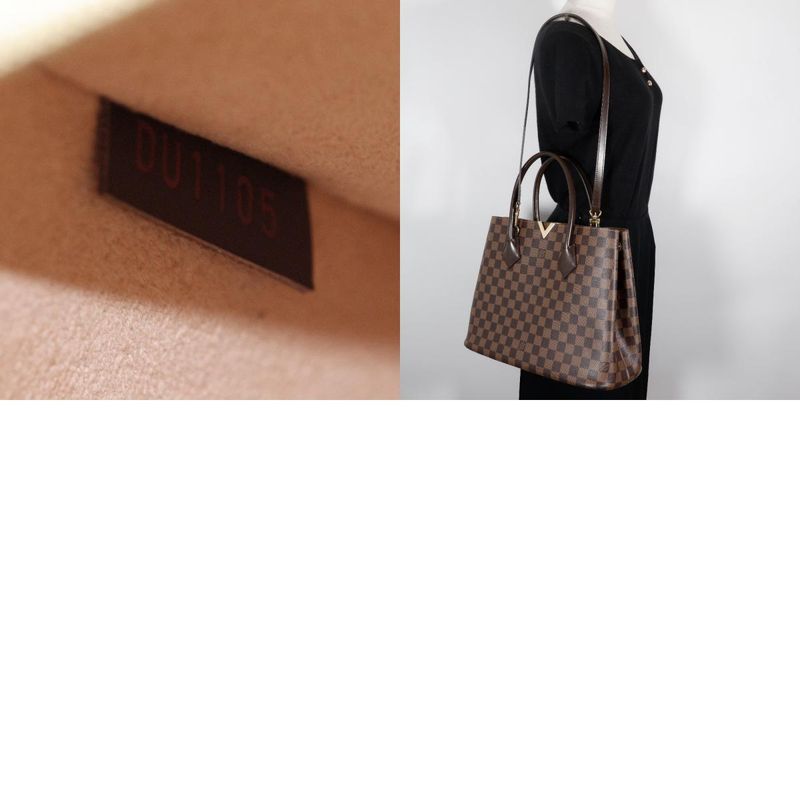 Louis Vuitton Kensington 2-way Shoulder N41435 Damier Canvas Brown Du1105