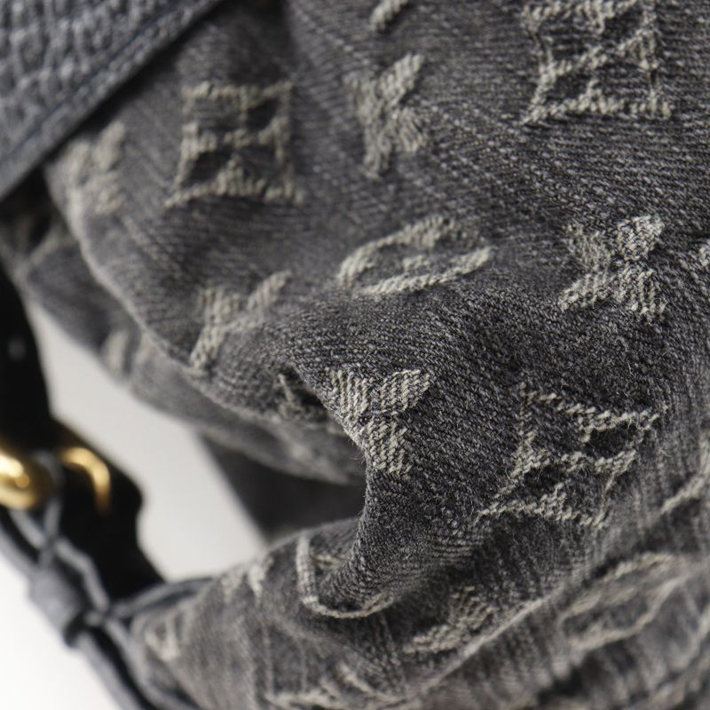 Louis Vuitton Neocavi MM 2WAY Shoulder M95351 Monogram Denim Black Sd3007