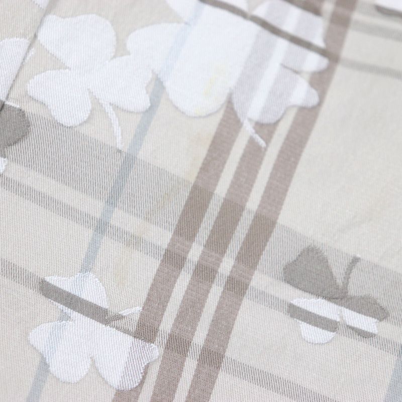  Hermes Clover Checked Single Cotton Jacket Ancon Tailored Jacket Beige 50