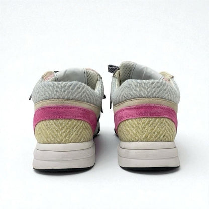 Chanel Sneakers Shoes Fabric Suede Multicolor Here Mark