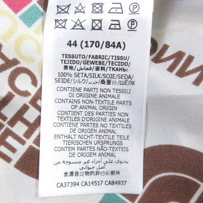 Gucci THE North FACE The North Face 654766 100% Silk Full Logo Open Collar