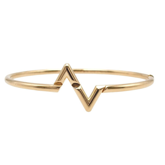 Louis Vuitton LV Vault Upside Down Yellow Gold 18K Bracelet 20 Bangle