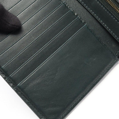 Celine Bifold Wallet Strap Green Leather — view 7