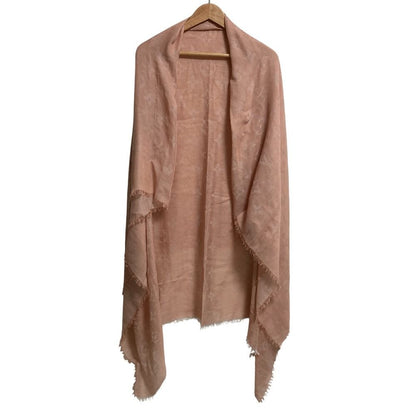 Louis Vuitton Shawl Monogram Pink Beige