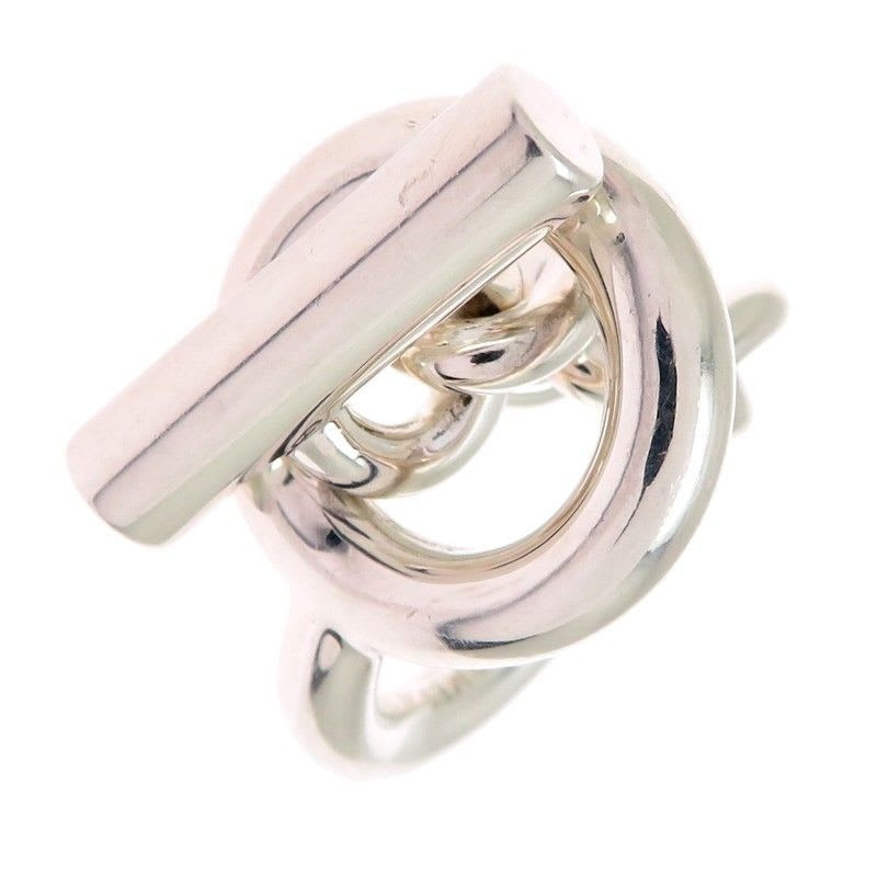 Hermes 48 SV 925 Croisette Gm Ring