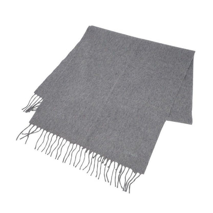 Hermes Uni Brode Scarf Cashmere Gray Autumn