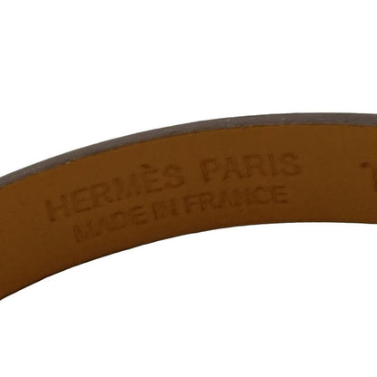 Hermes Bracelet - Leather Gray Gold Hardware