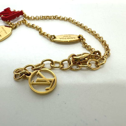 Louis Vuitton Bracelet Bra Scuff / LV Iconic Infinity Dot M0970a Metal Red