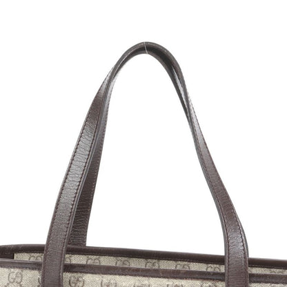 Gucci GG Supreme Leather Tote Bag Shoulder Hand Brown 181086 Women's ERE Cw47-2