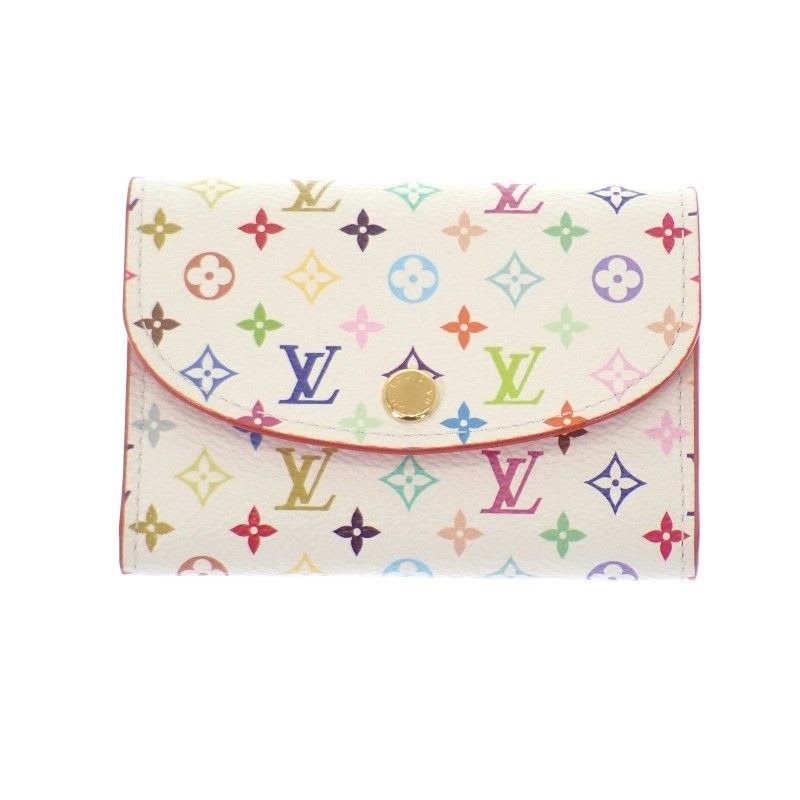 Louis Vuitton Porte Monnaie Rosalie Coin Case Monogram Multicolor Canvas