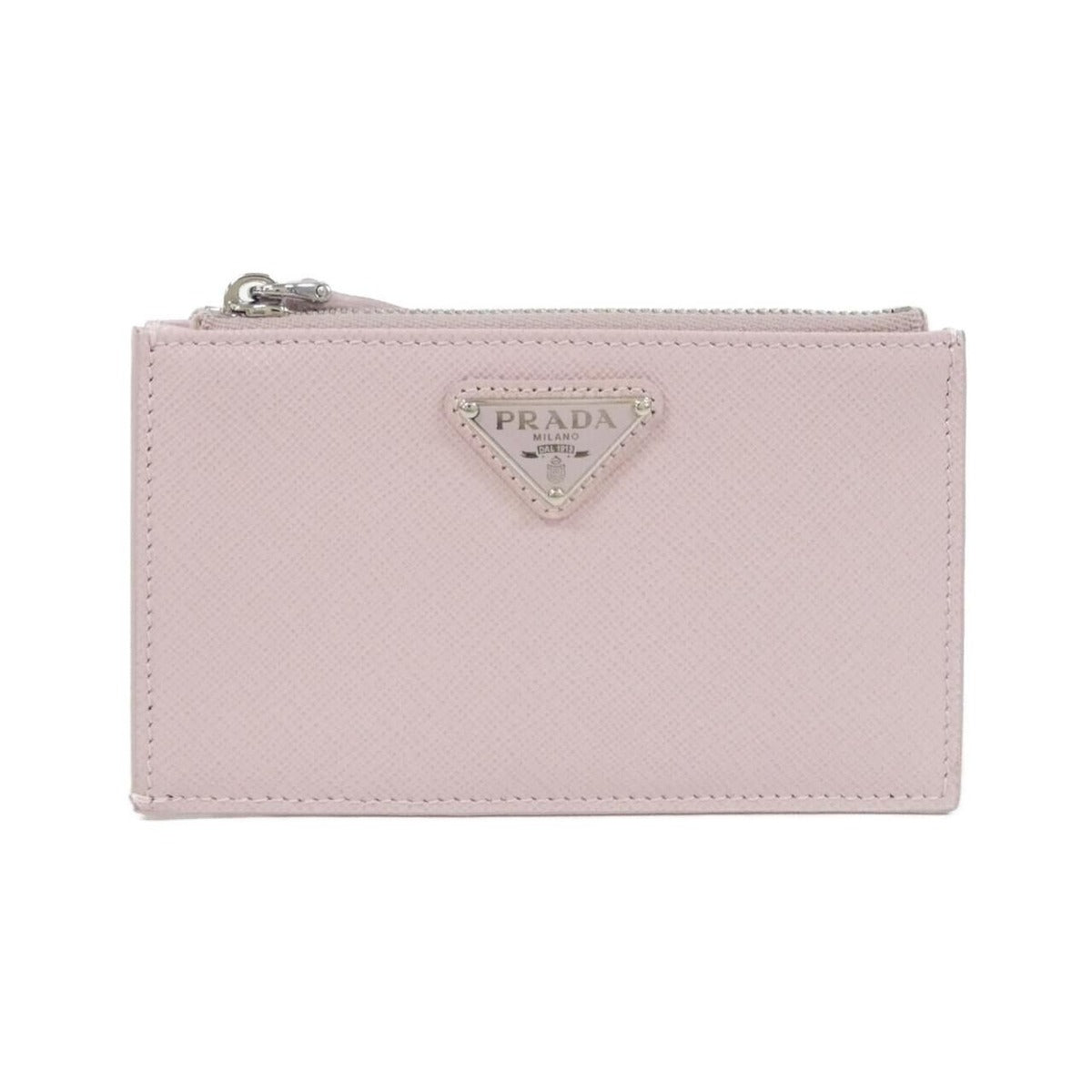 Prada Coin Case Silver