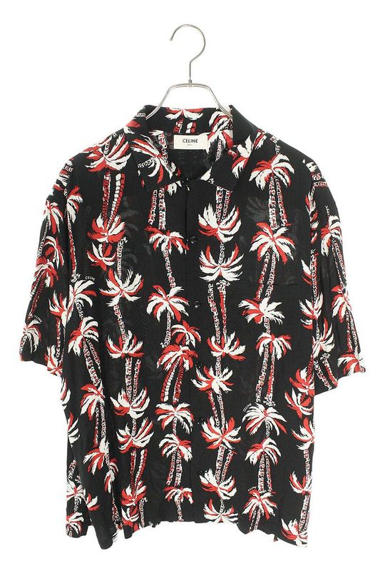 Celine 23SS 2c946727t Allover Hawaiian Short Sleeve Shirt Men's 41
