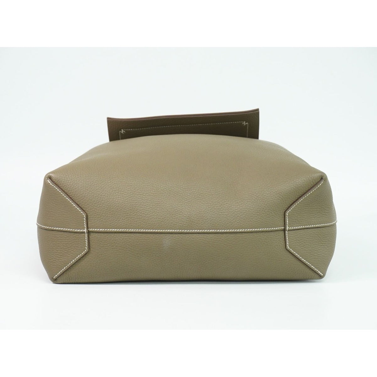Hermes Cabasellier 46 Taurillon Clemence Leather Shoulder Bag Tote — view 3