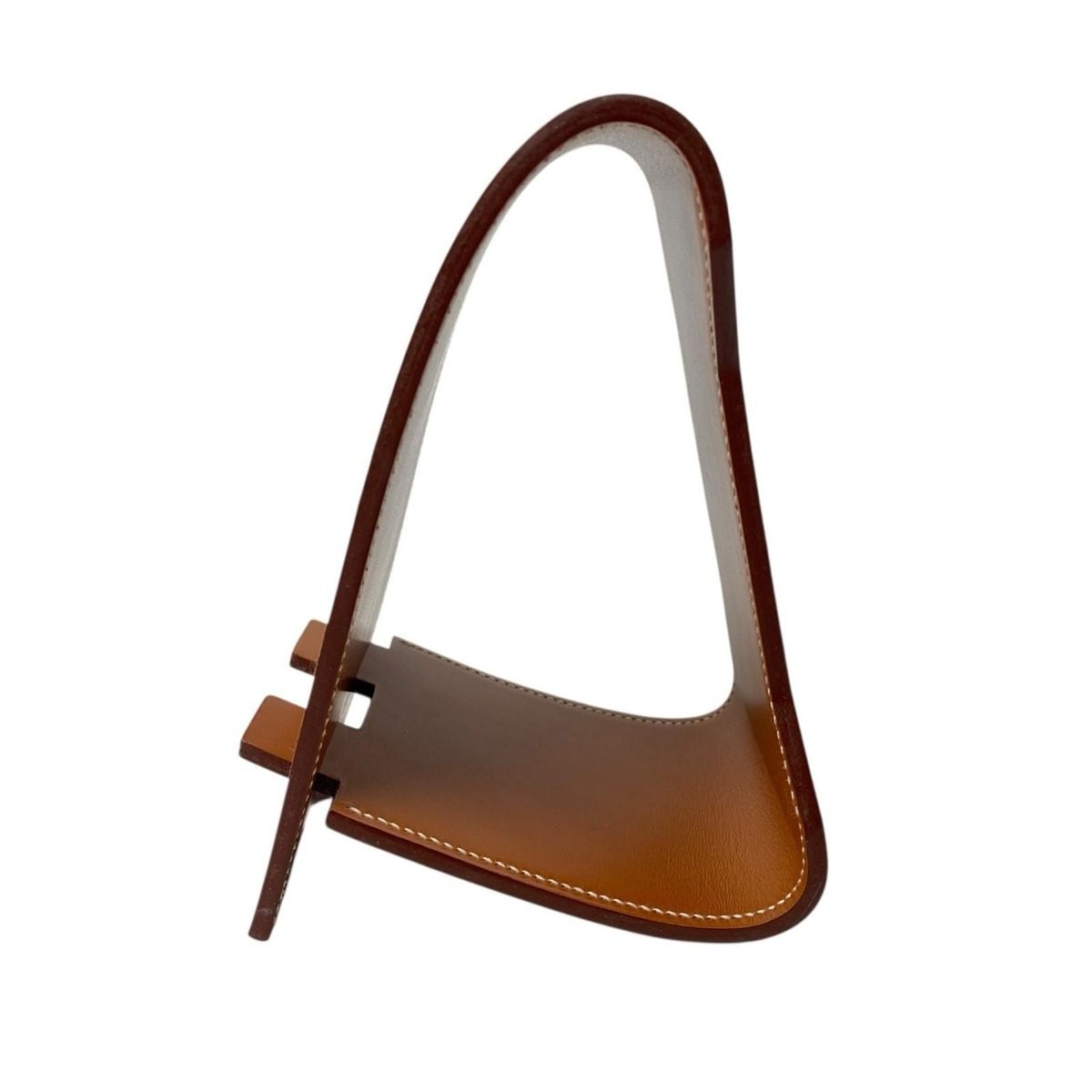 Hermes Smartphone Stand Appli Vache Hunter Leather Shoulder Bag — view 3
