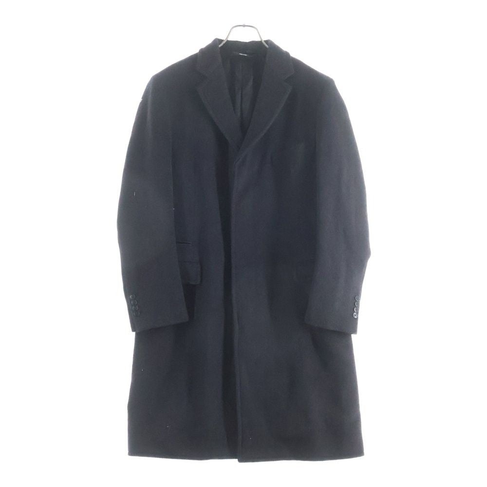 Hermes Button Full Cashmere Che Star Coat Black