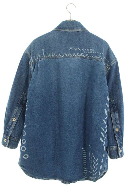 Loewe 21AW H526y05w24 Oversized Denim Boa Blouson Men's 42