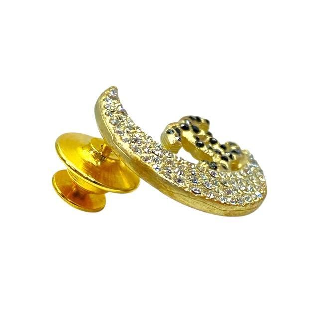 Chanel Brooch Pin Brooch Pin Badge Accessories Coco Mark Moon Crescent Moon GP