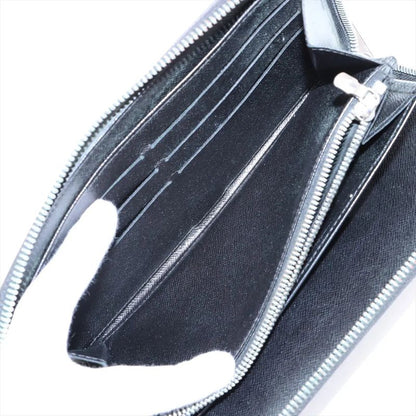 Louis Vuitton Damier Graphite Zippy Organizer N63077 Leather Long Wallet Round