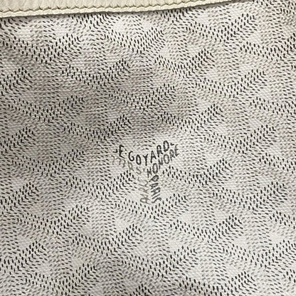 Goyard Tote Bag Saint Louis PM White Leather