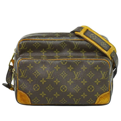 Louis Vuitton Nile Monogram Shoulder Bag Pochette Brown