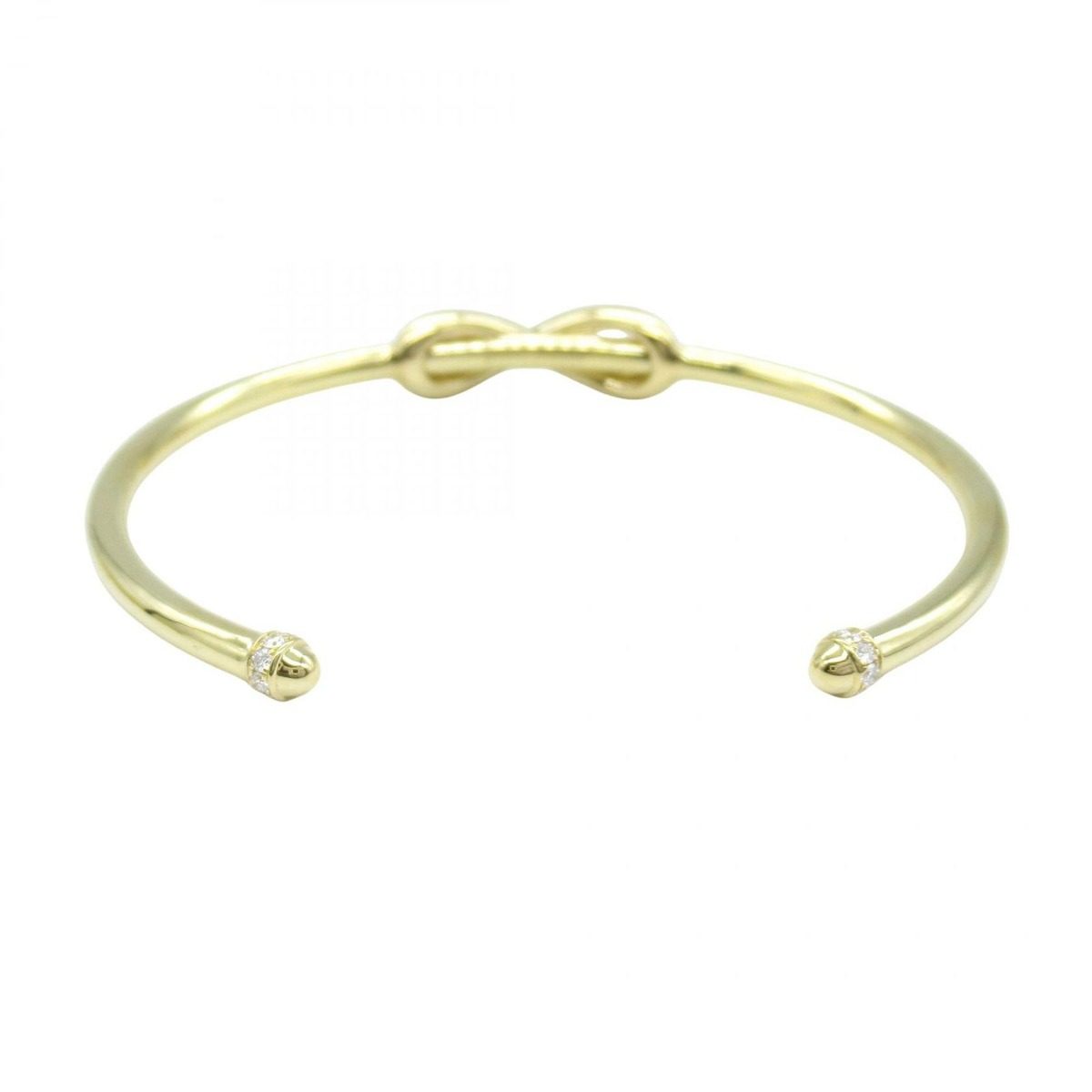 Tiffany & Co Bangle Infinity Diamond Calf 18k Bracelet — view 2