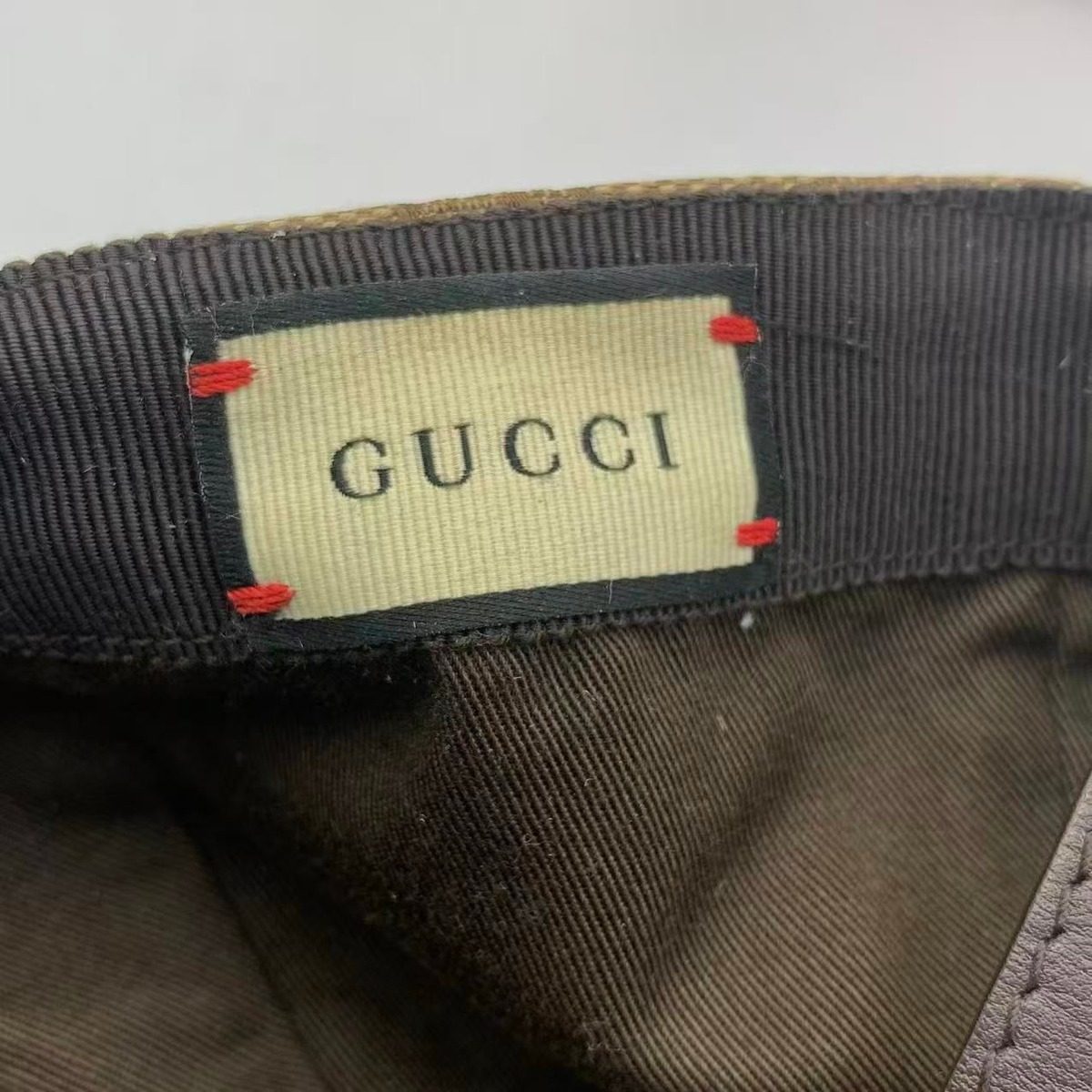 Gucci Hat Baseball Cap GG Canvas Bra One — view 4