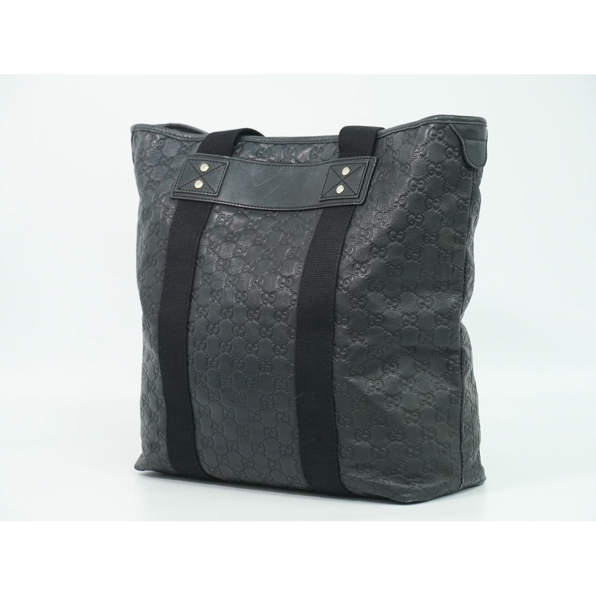 Gucci Parana Guccissima Leather Tote Black — view 2
