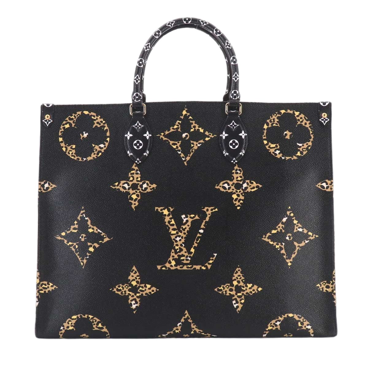 Louis Vuitton Monogram Jungle On The Go GM 2-Way Tote Shoulder Bag Noir