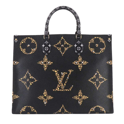 Louis Vuitton Monogram Jungle On The Go GM 2-Way Tote Shoulder Bag Noir