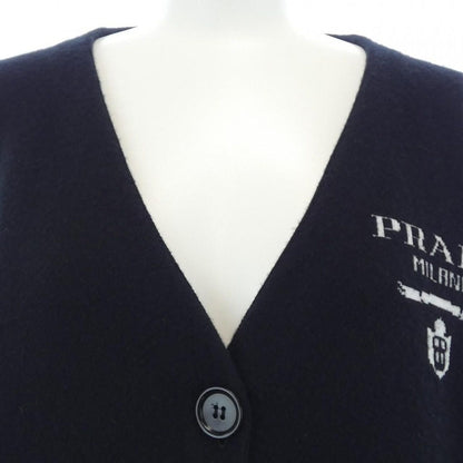 Prada Intersha Letter Ring Logo Cardigan — view 6