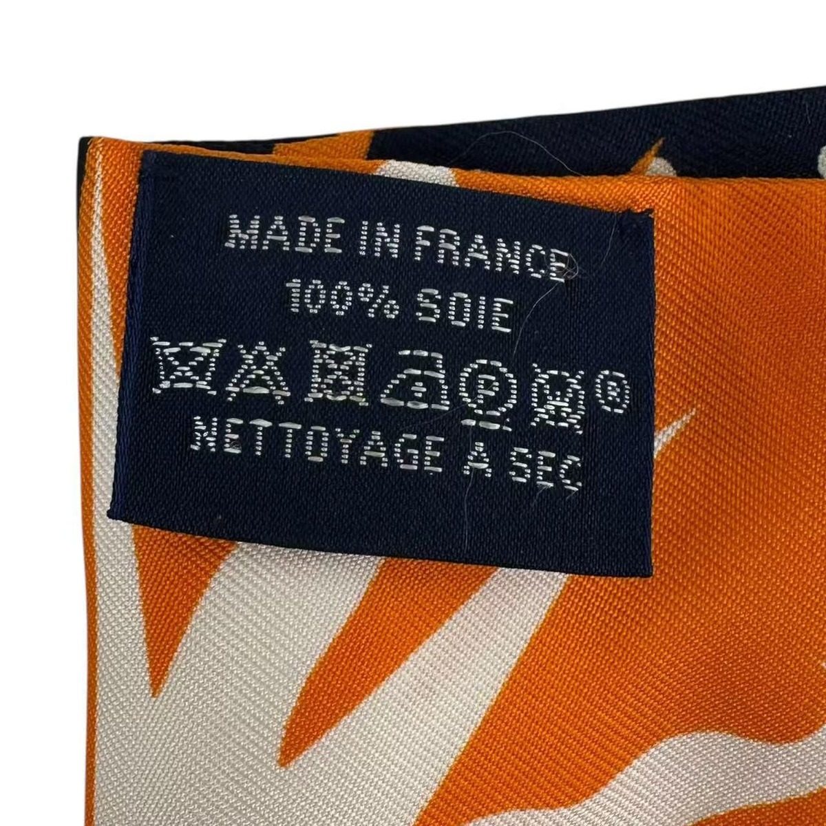 Hermes Twill Scarf Astrologie a Pois Astrology Dot Silk Orange — view 4