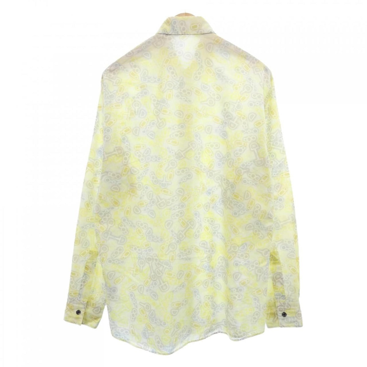 Hermes Shirt White 37 Yellow — view 2