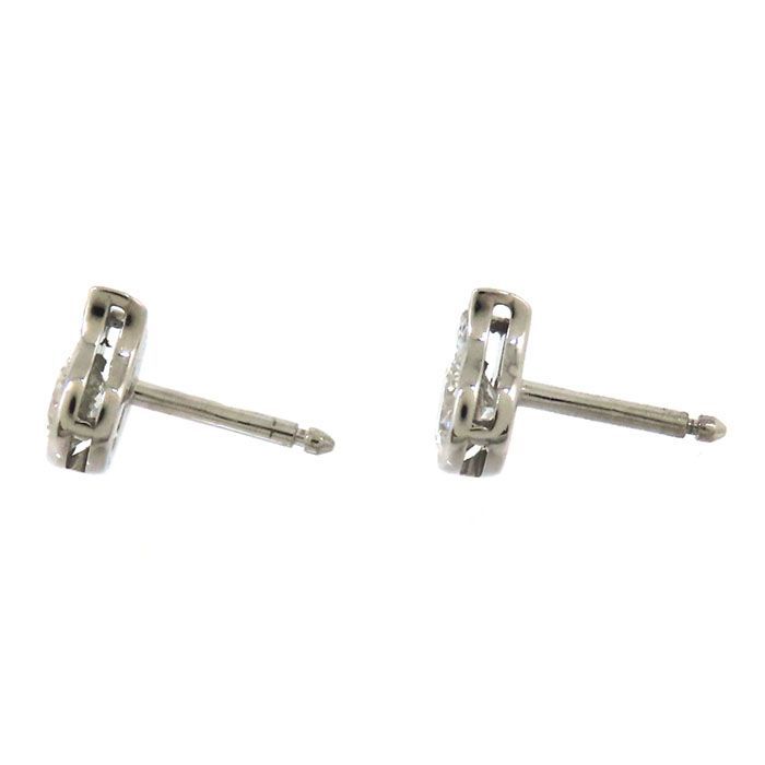 Cartier Lily Of The Valley Diamond Earrings N8032400 Pt950 Platinum Diamond