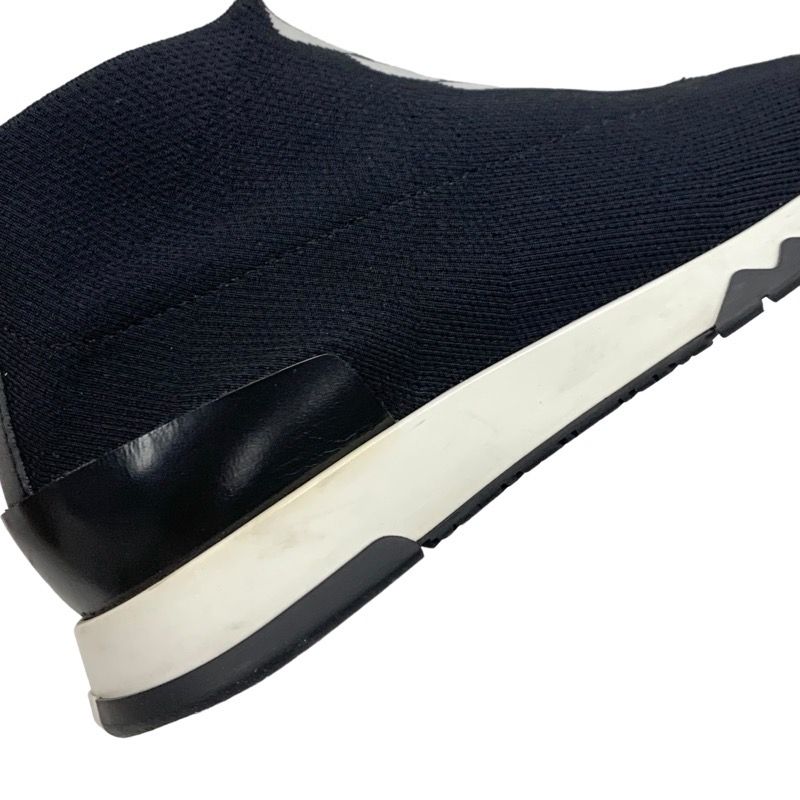 Hermes Volo Sneakers Shoes Socks Sneakers Knit Black White