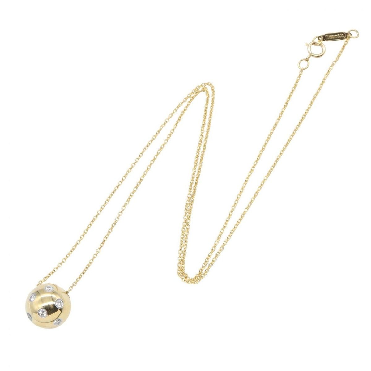 Tiffany & Co Necklace Dots Ball Diamond 18k — view 2