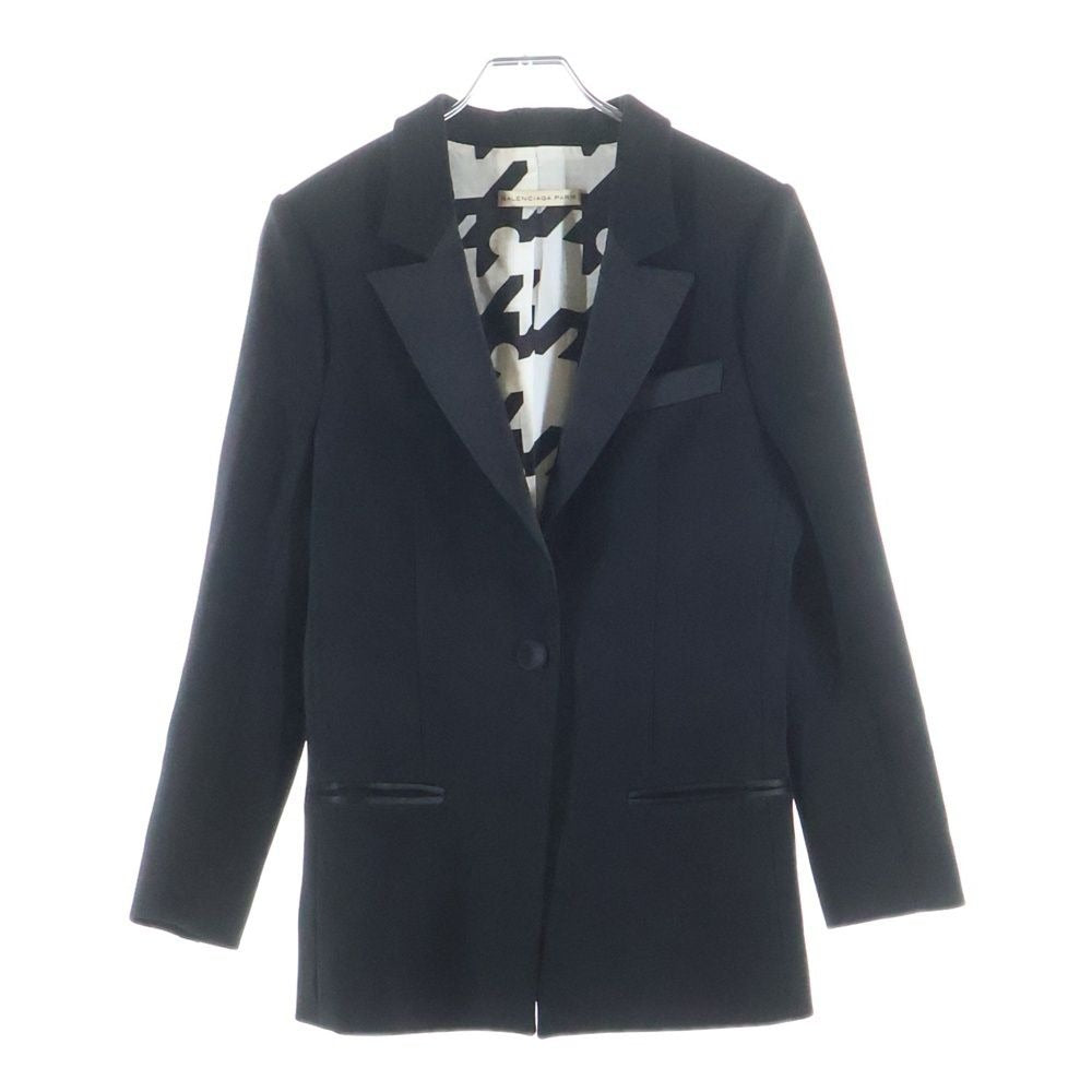 Balenciaga Peak Lapel Tuxedo Jacket Black