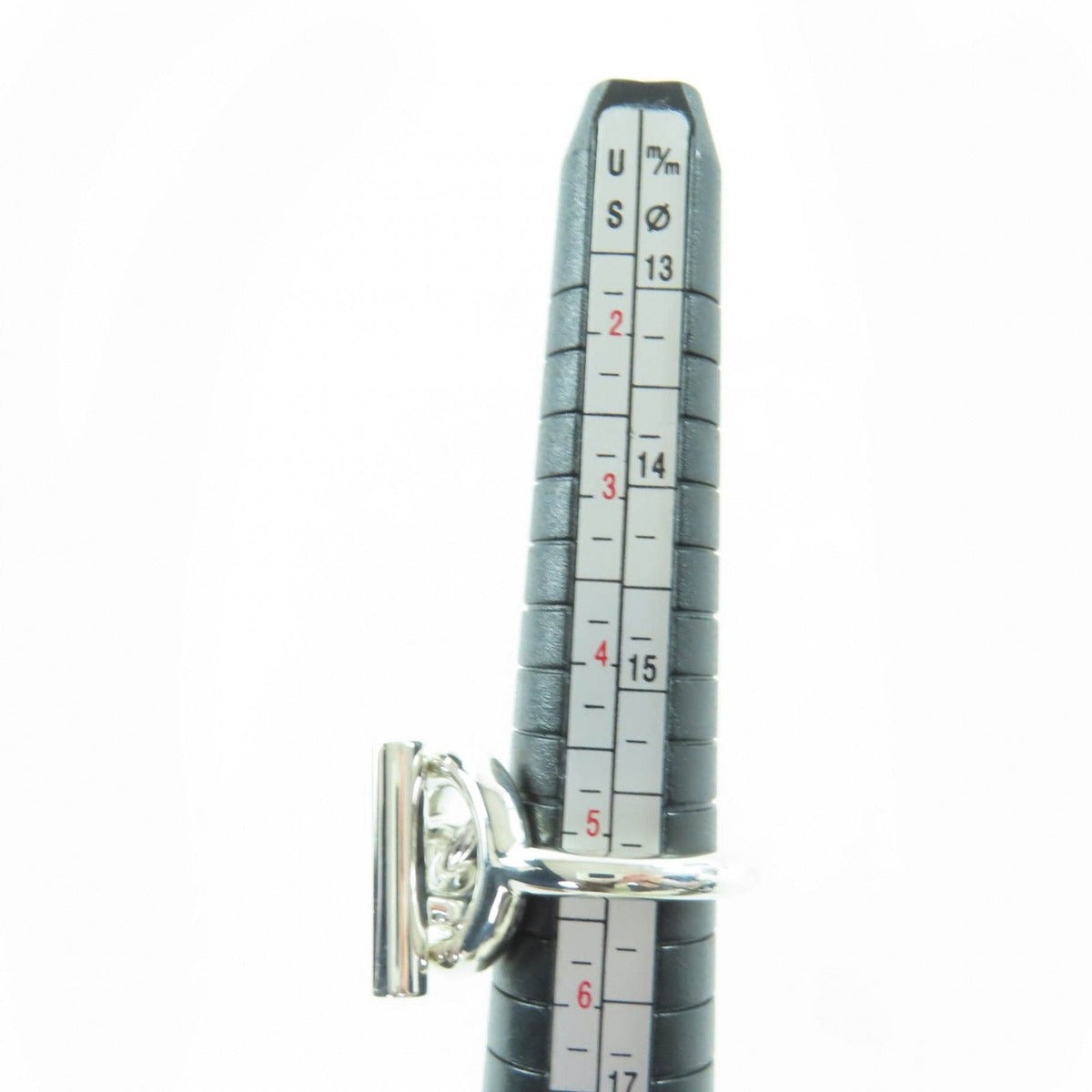 Hermes Croisette GM AG 925 Ring Accessory Silver 51 — view 9