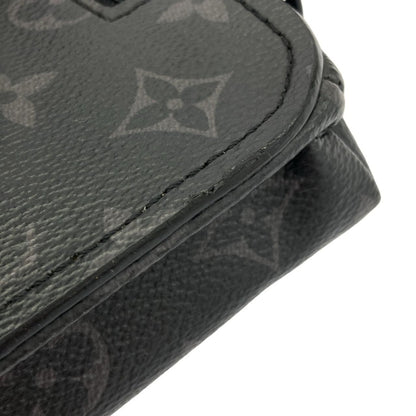 Louis Vuitton Monogram Eclipse Saumur Sling Bag Black — view 3