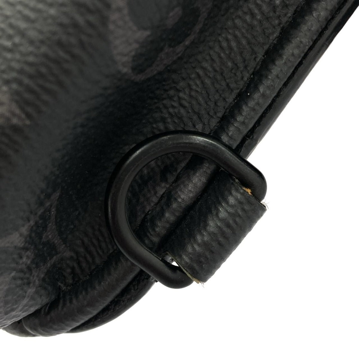 Louis Vuitton Monogram Eclipse Saumur Sling Bag Black — view 5