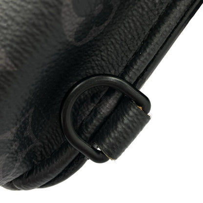 Louis Vuitton Monogram Eclipse Saumur Sling Bag Black — view 5