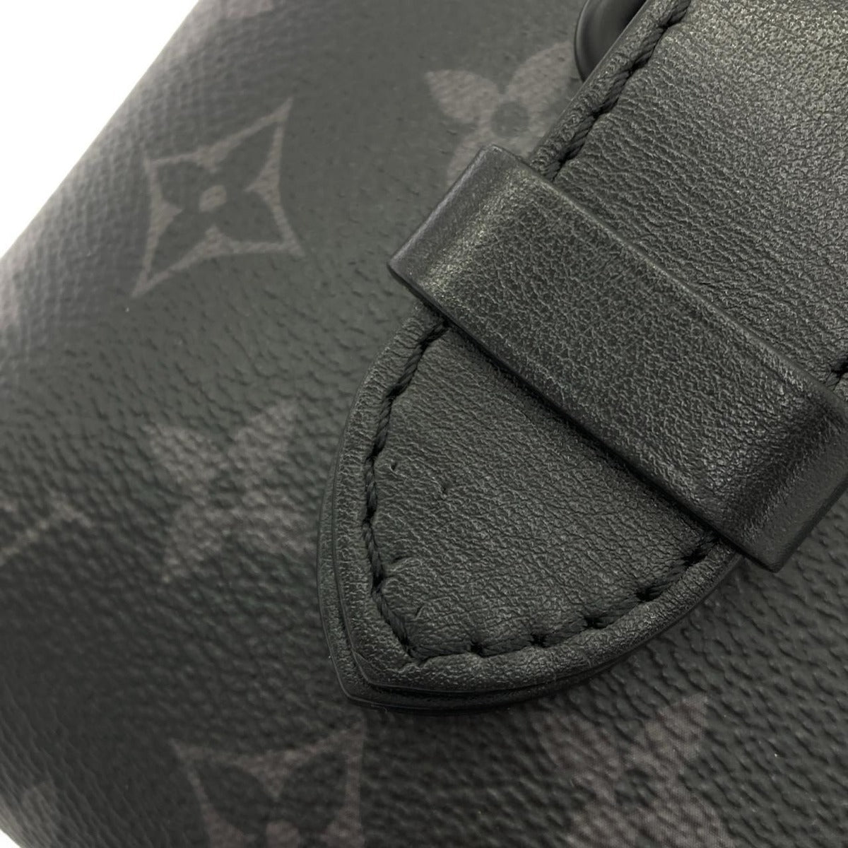 Louis Vuitton Monogram Eclipse Saumur Sling Bag Black — view 6