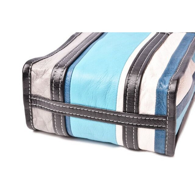 Balenciaga Brand Bag Shoulder Bazar Shopper XS Blue — view 6
