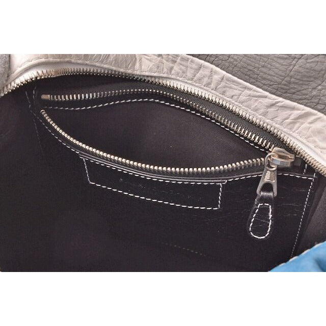 Balenciaga Brand Bag Shoulder Bazar Shopper XS Blue — view 10