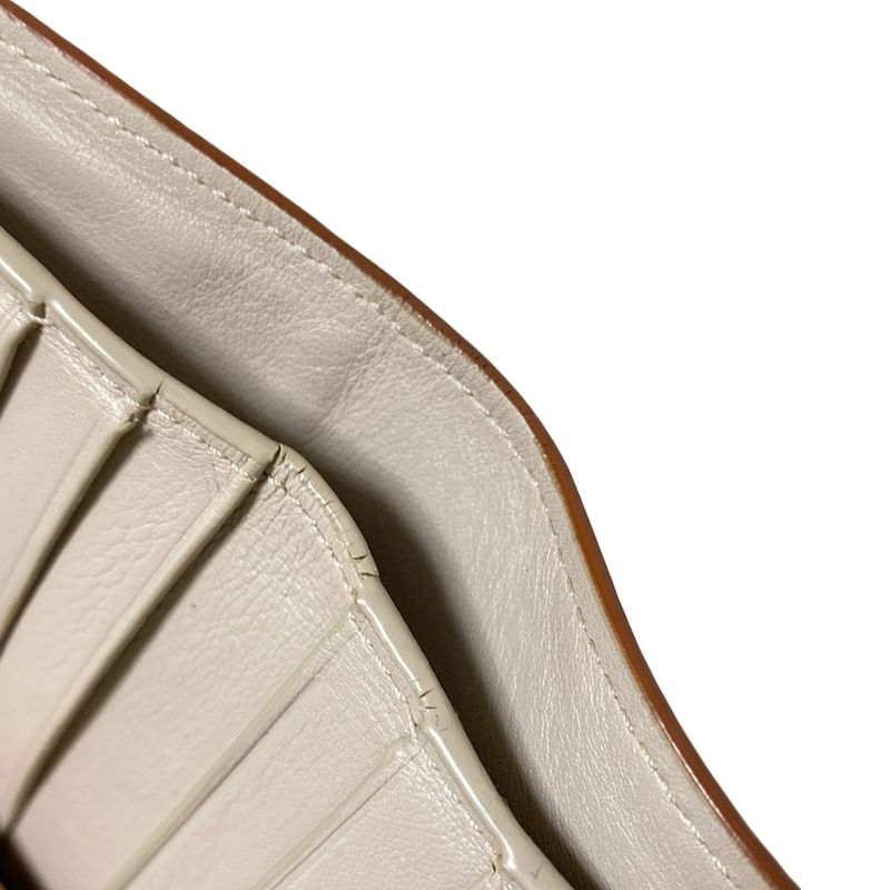 Loewe Trifold Wallet - Grey Beige Leather