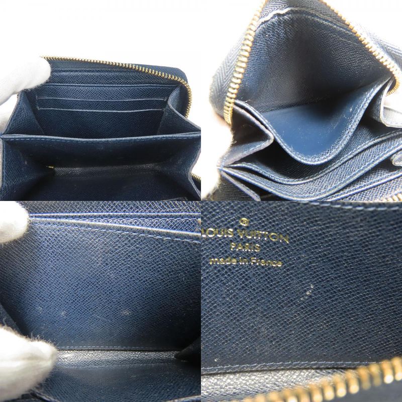 Louis Vuitton Coin Case Coin Purse M63004 Monogram Idylle Ankle Navy Gold